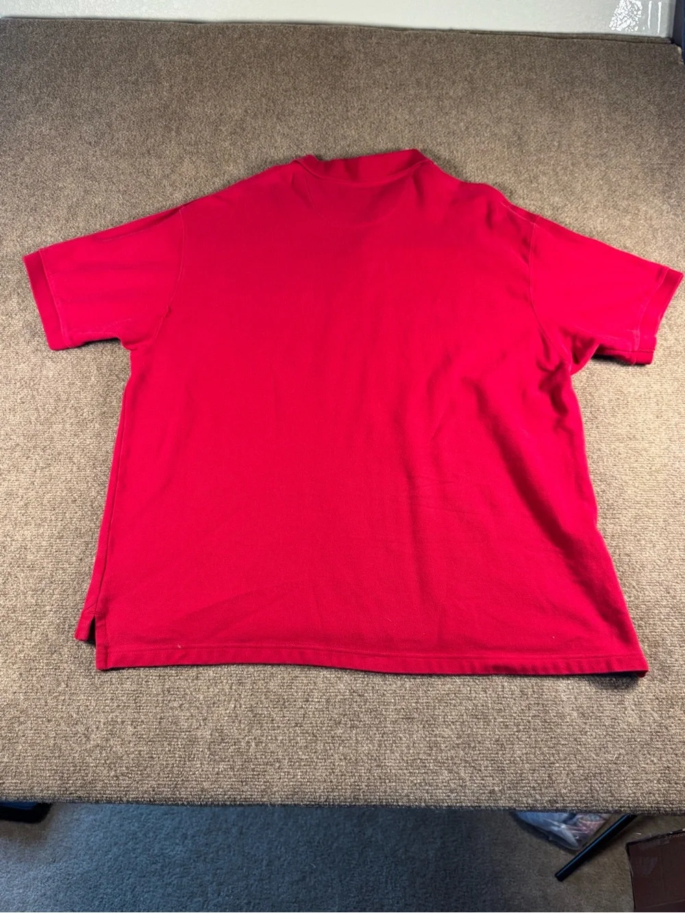 Chaps Ralph Lauren Polo Mens‎ Big and Tall 2XL XXL XXG Red Short Sleeve